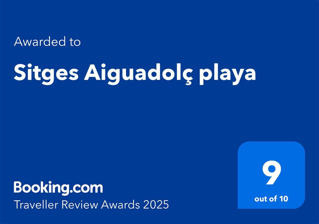 Sitges Aiguadolc Playa Apartment Bagian luar foto